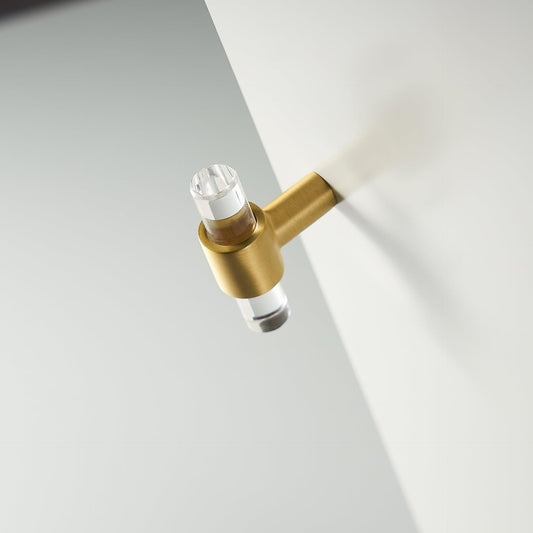 VITRE / ACRYLIC & BRASS T-BARS - Handle Shop Couture