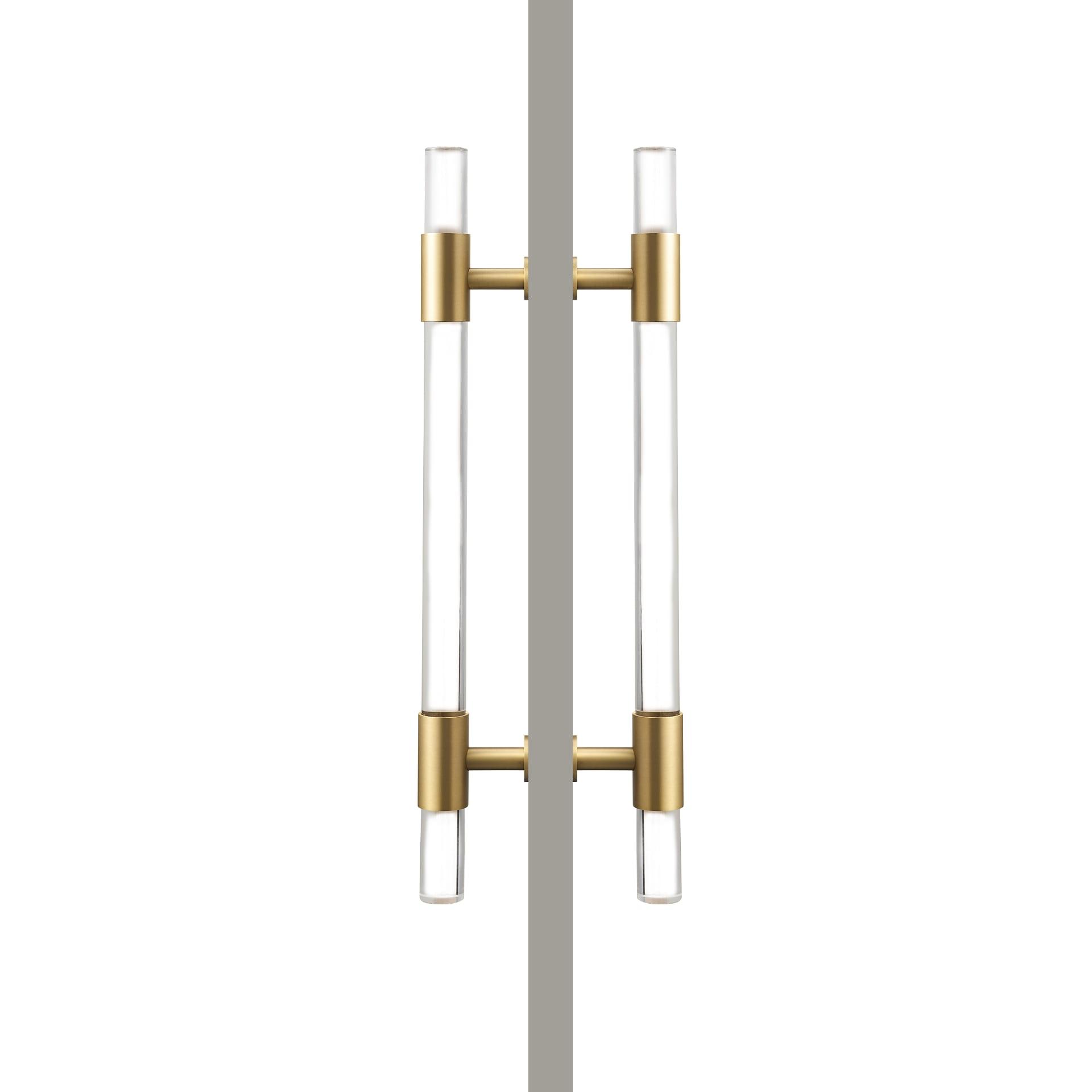 VITRE / PULL DOOR HANDLE / ACRYLIC BRASS - Handle Shop Couture