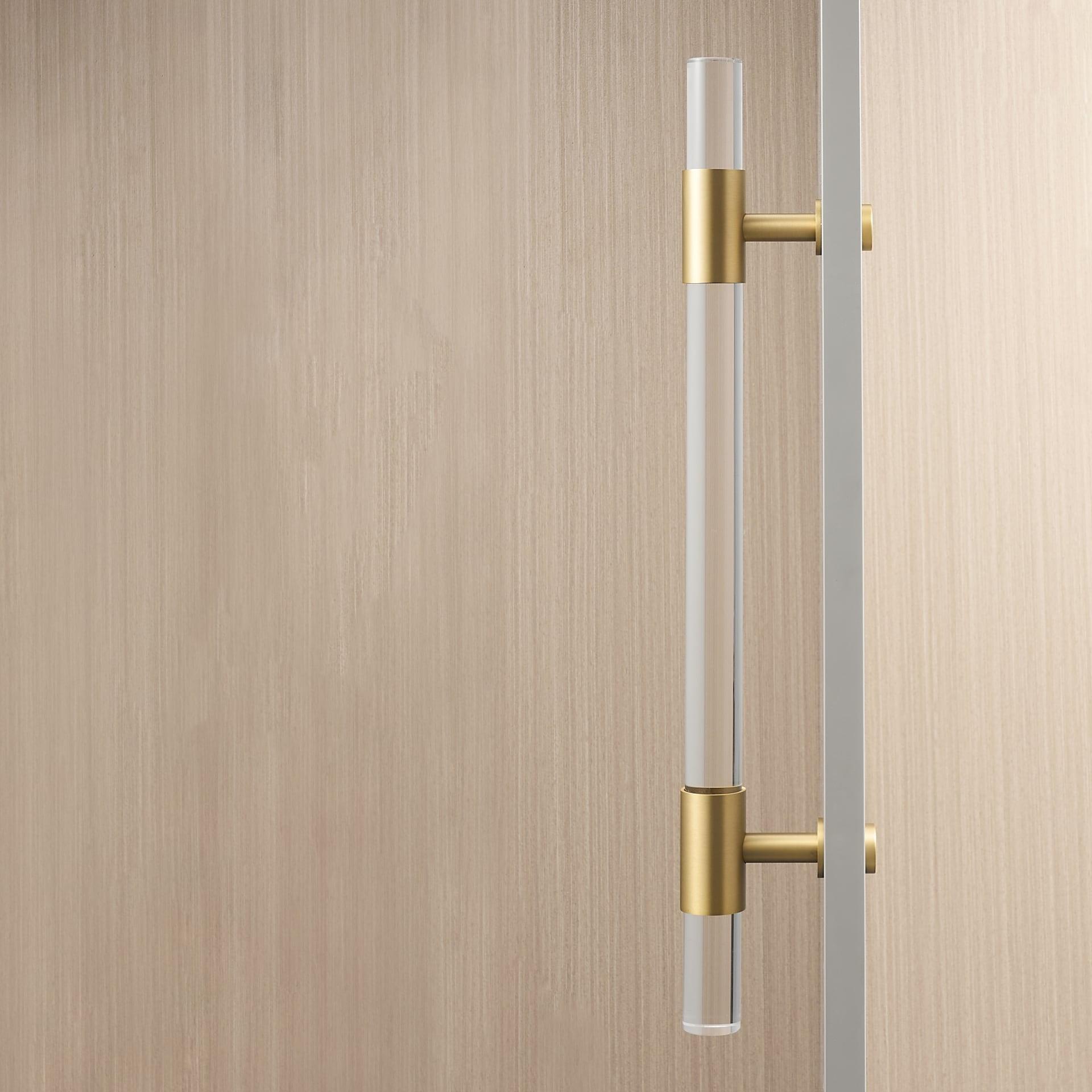VITRE / PULL DOOR HANDLE / ACRYLIC BRASS - Handle Shop Couture