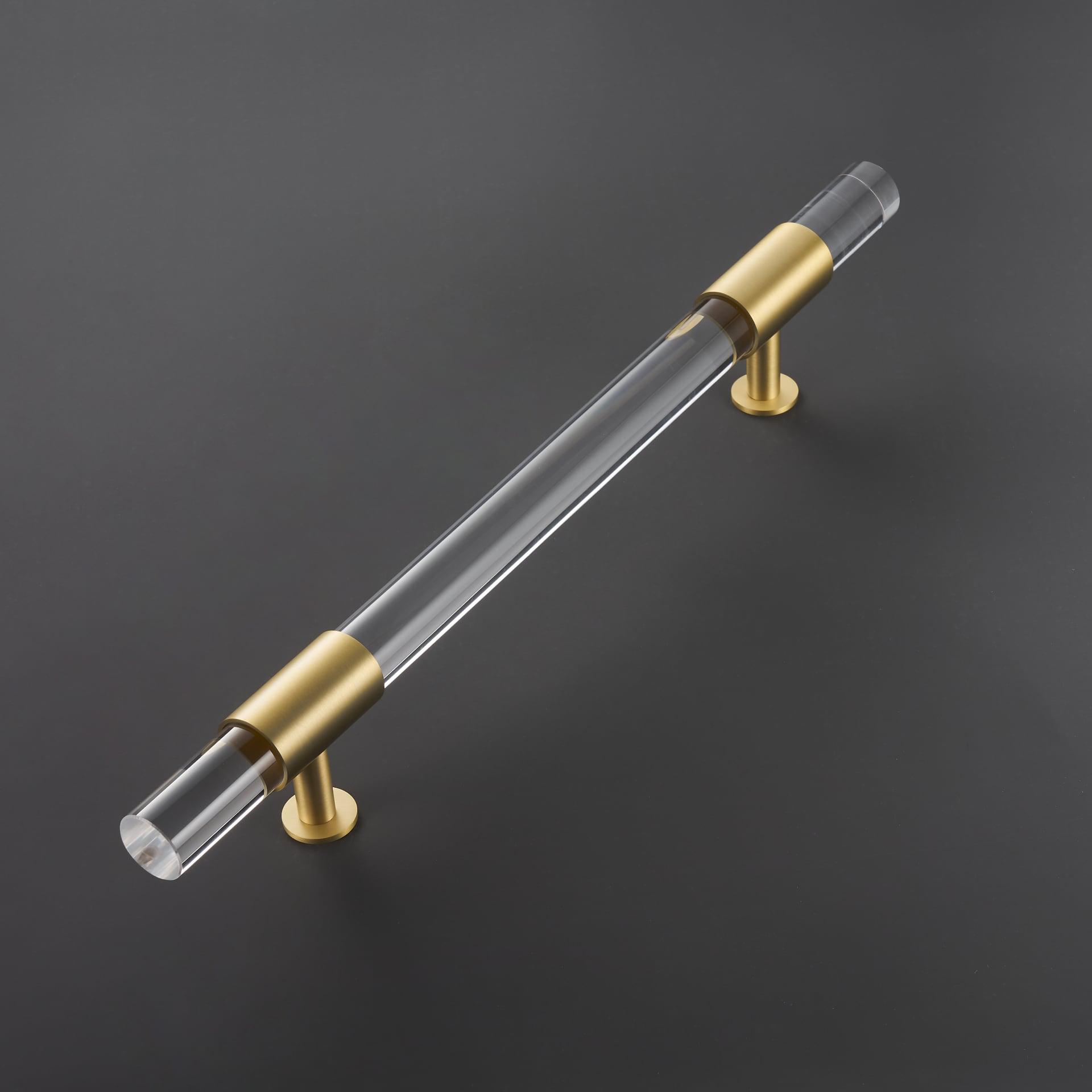 VITRE / PULL DOOR HANDLE / ACRYLIC BRASS - Handle Shop Couture