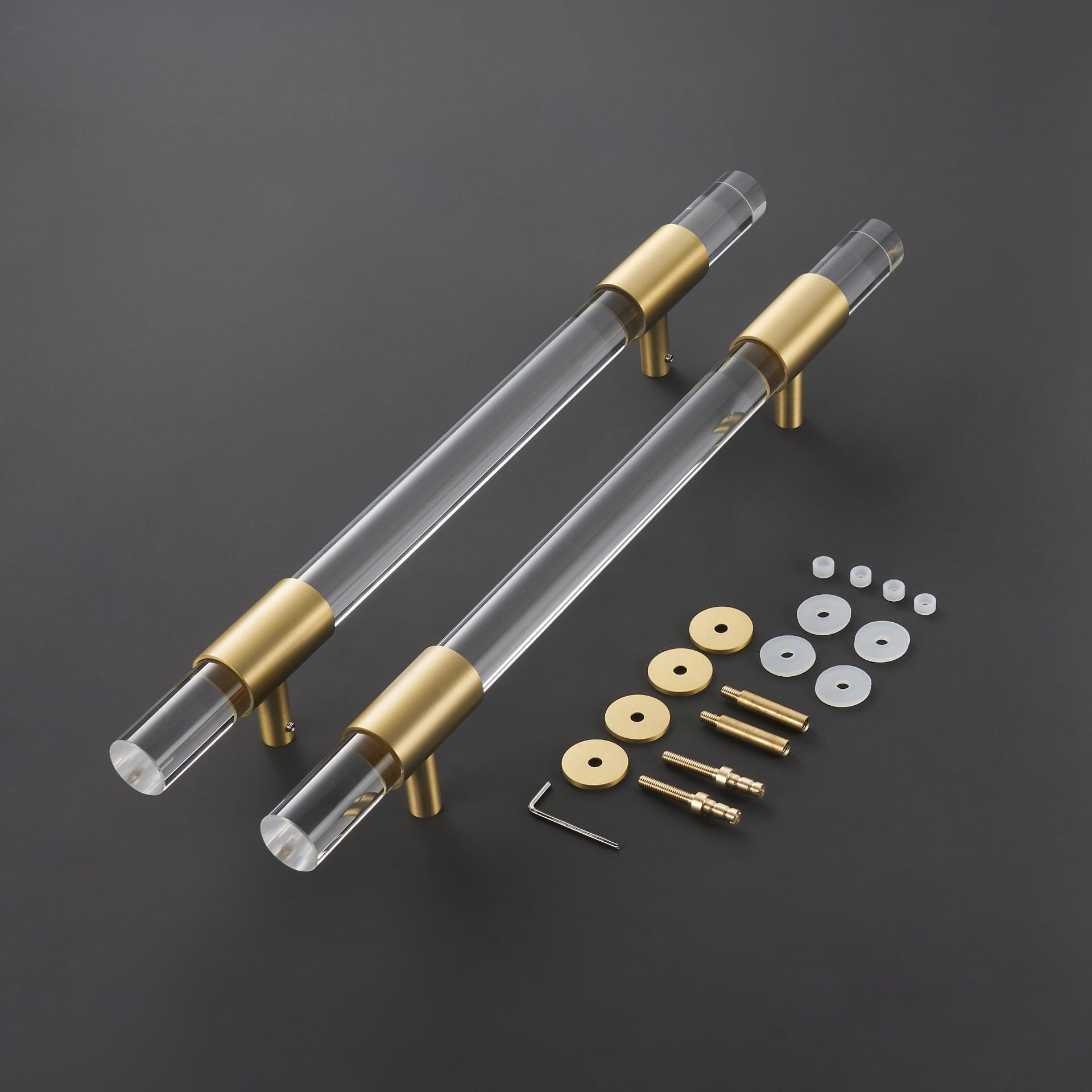 VITRE / PULL DOOR HANDLE / ACRYLIC BRASS - Handle Shop Couture