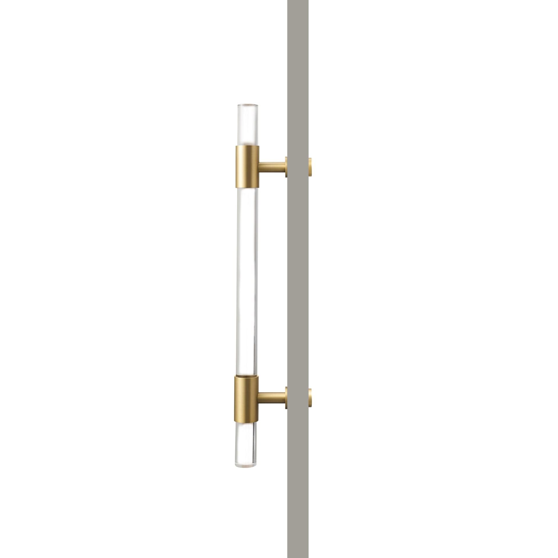 VITRE / PULL DOOR HANDLE / ACRYLIC BRASS - Handle Shop Couture