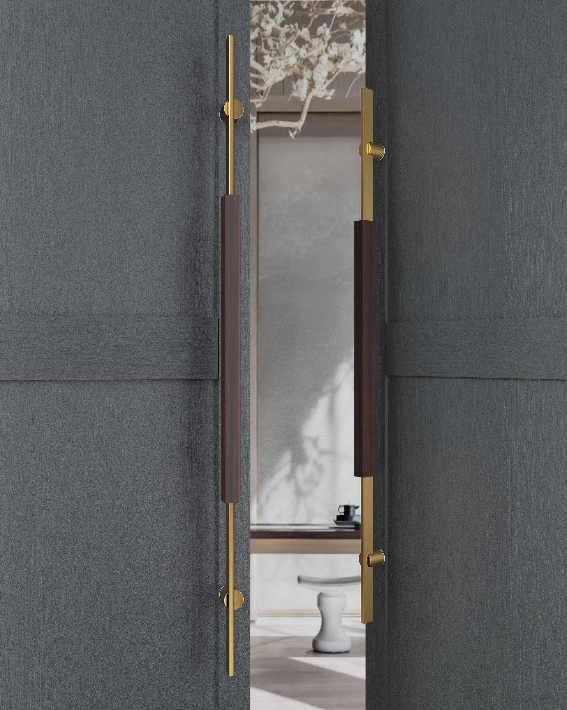 ZEFFIRO / Long Entrance Door Handles Push Pull - Handle Shop Couture