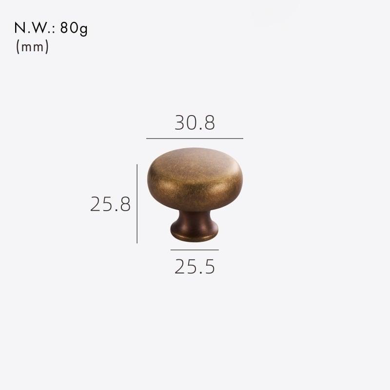 ZERRIN / Solid brass Knobs - Handle Shop Couture