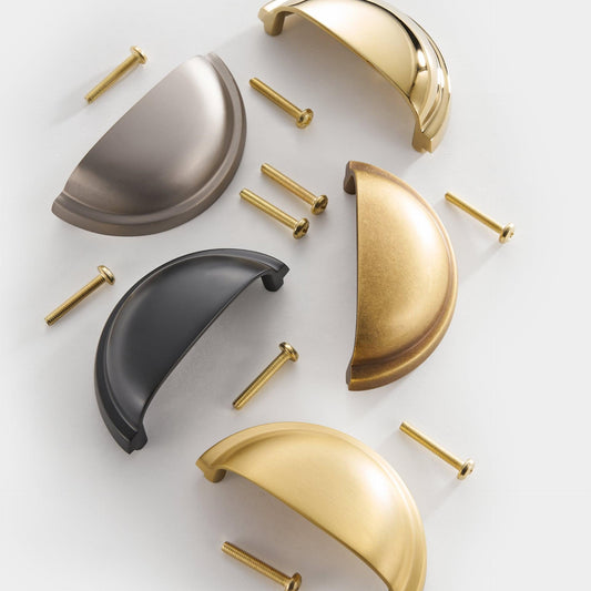 ZERRIN / SOLID BRASS SHAKER HANDLES - Handle Shop Couture