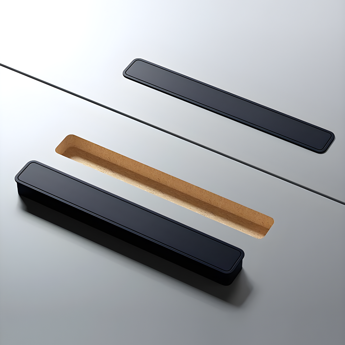 Embedded Type Handles LOFT / Embedded Invisible Concealed Handle | Handle Shop Couture ...
