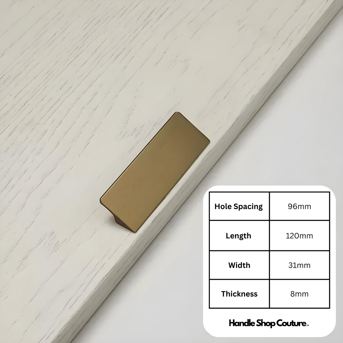 AYA Long Cabinet Pull Handles Slanted