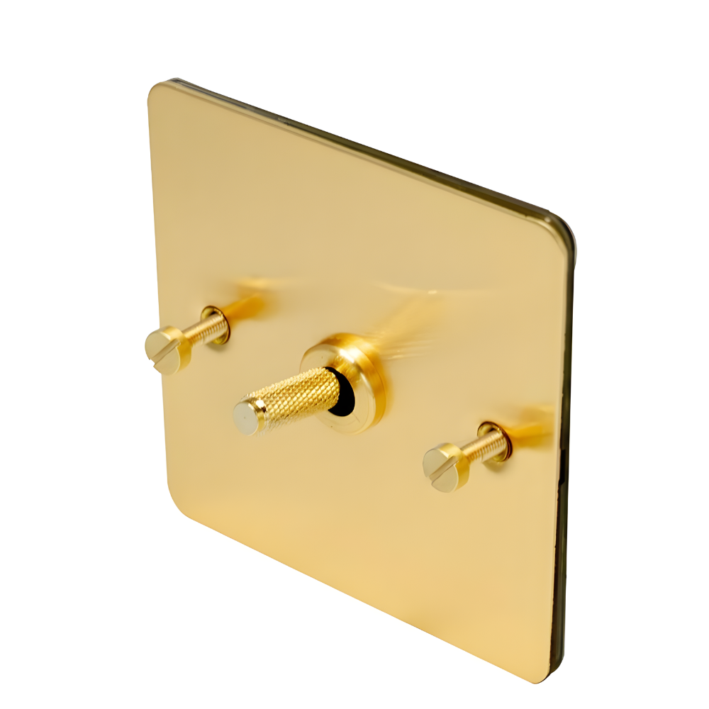 KOST / Brass Toggle Light Switch (1-Gang)
