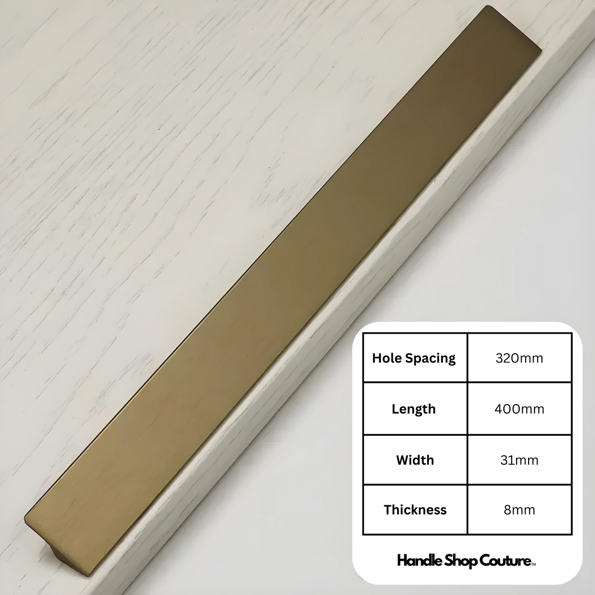 AYA Long Cabinet Pull Handles Slanted