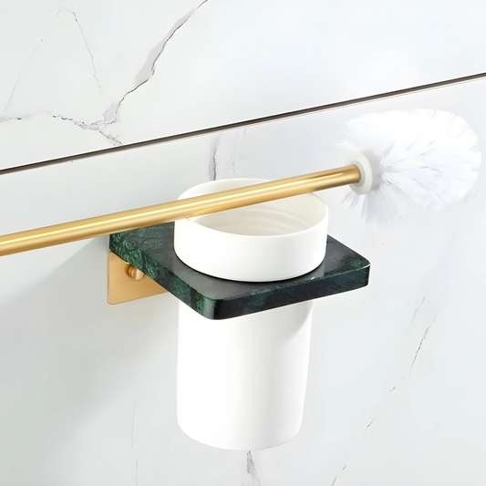 REIS / Marble & Brass Toilet Brush