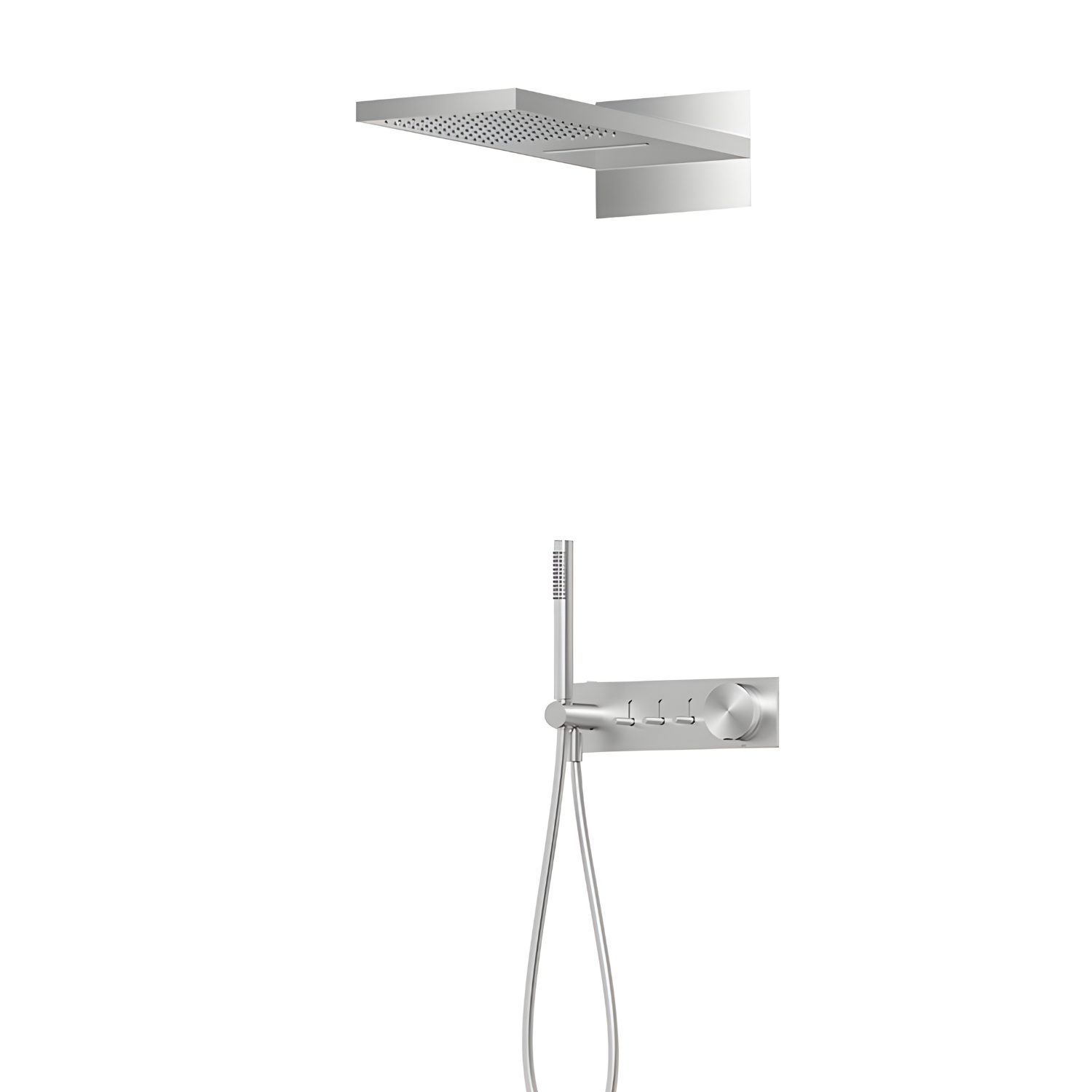 VANTIS Textured Brass Shower System