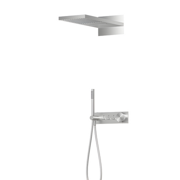 VANTIS Textured Brass Shower System