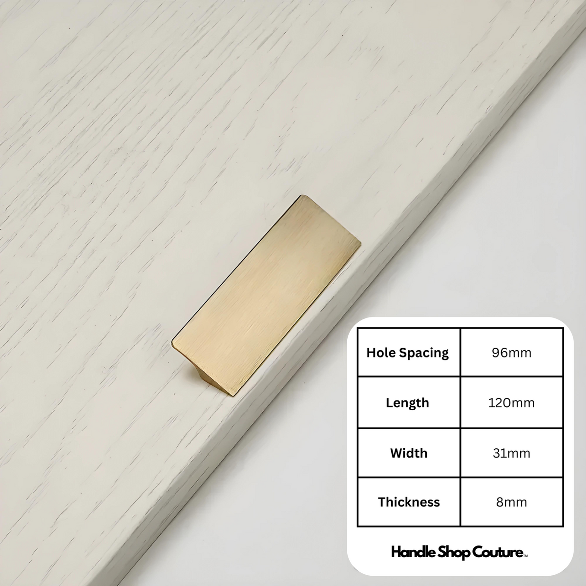 AYA Long Cabinet Pull Handles Slanted