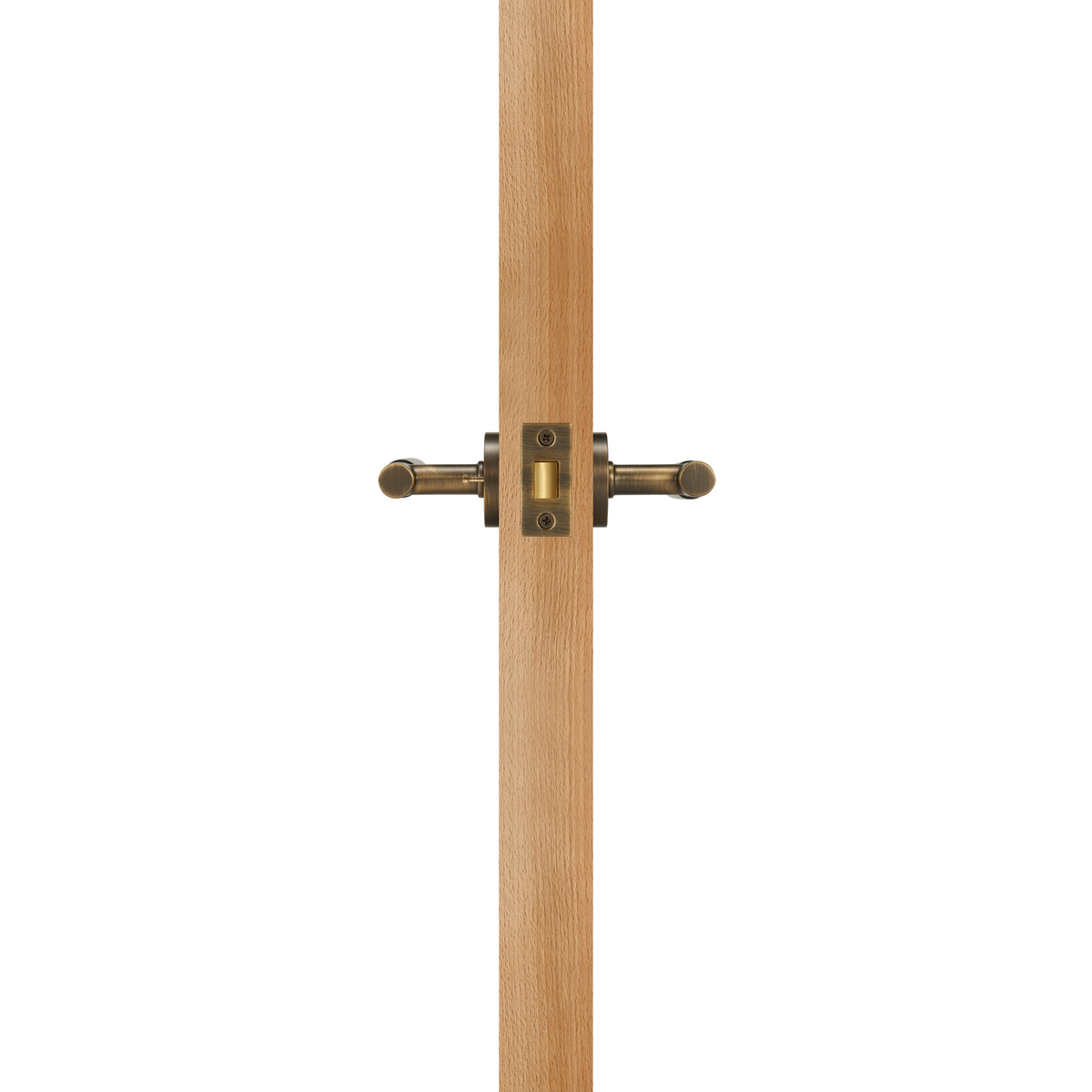 CARDO / Conjunto de puxador de porta de alavanca e fechadura em latão