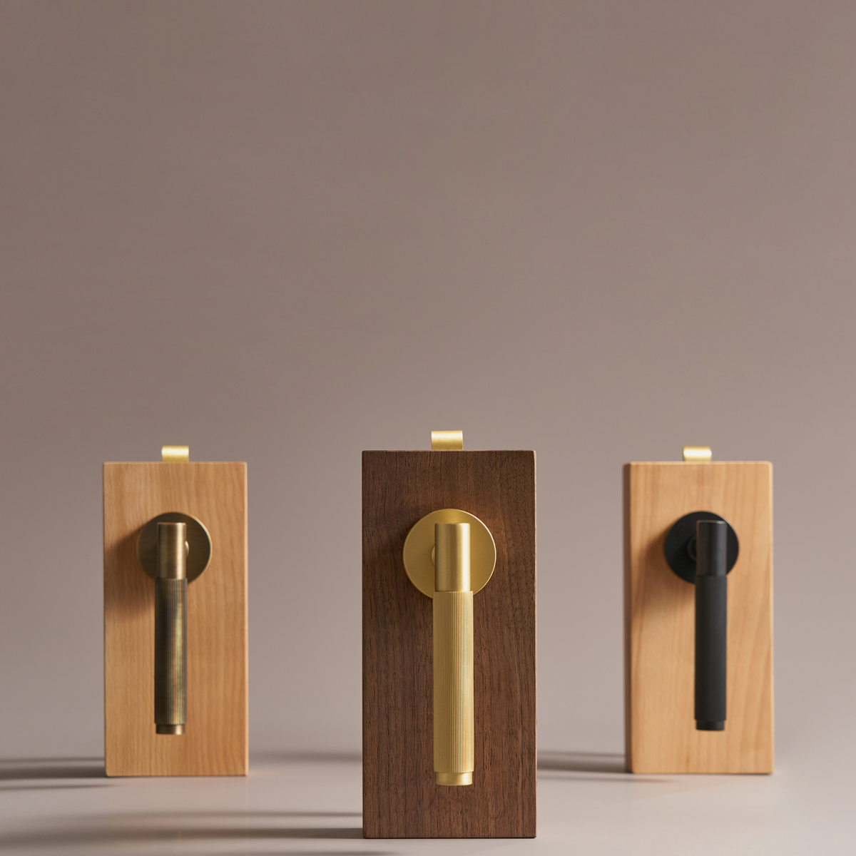 Linear Knurled Brass Door Handles | Handle Shop Couture - Handle Shop ...