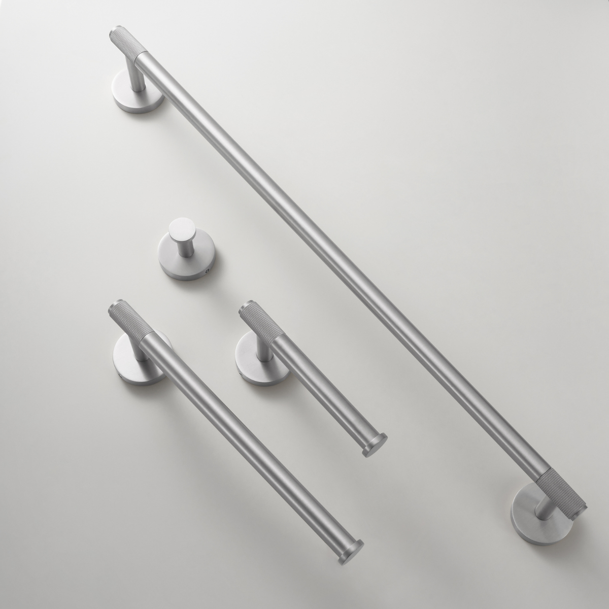 EARL Accesorios de baño de latón macizo moleteado