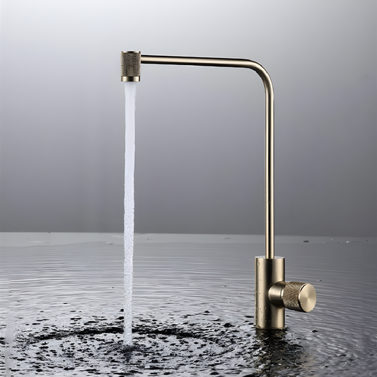 ROTA / Knurled Brass Water Filter Faucet
