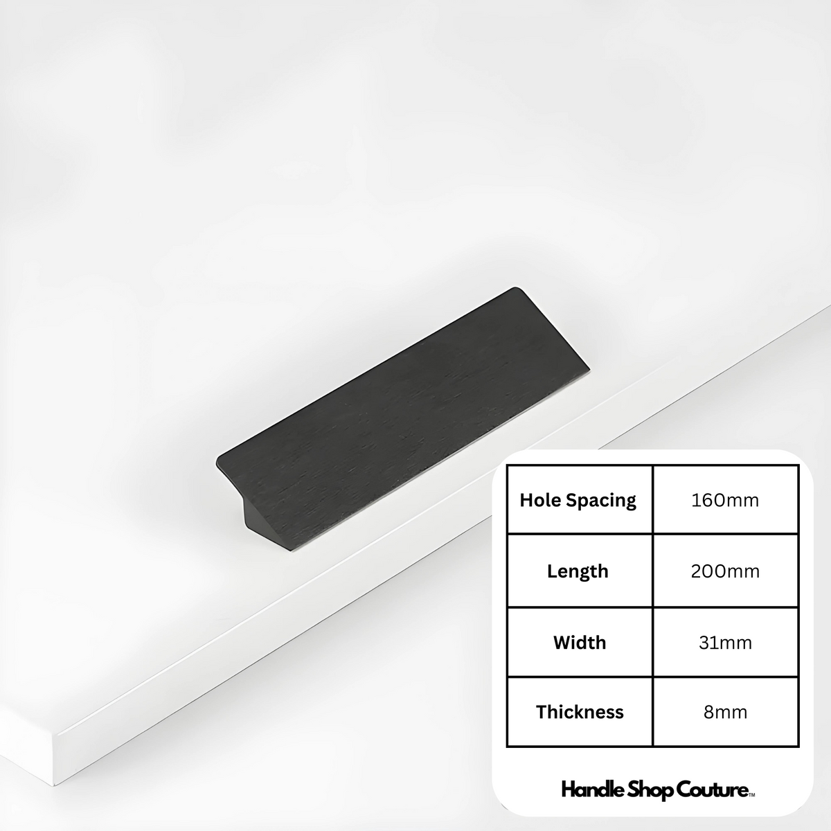 AYA Long Cabinet Pull Handles Slanted