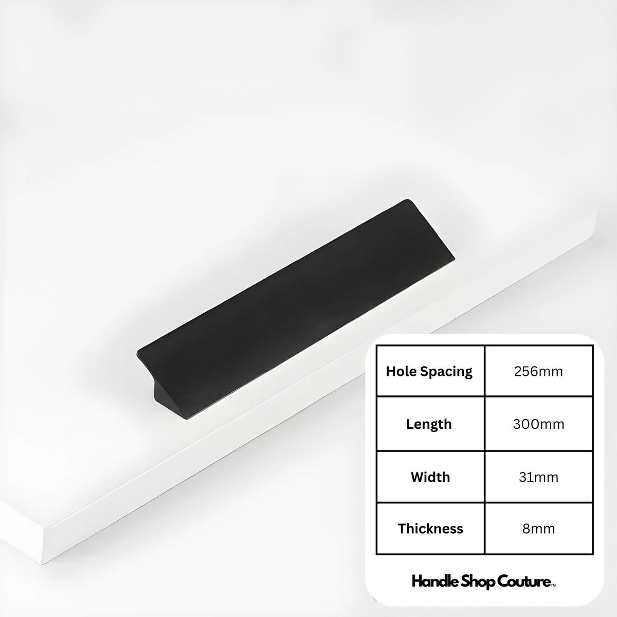AYA Long Cabinet Pull Handles Slanted