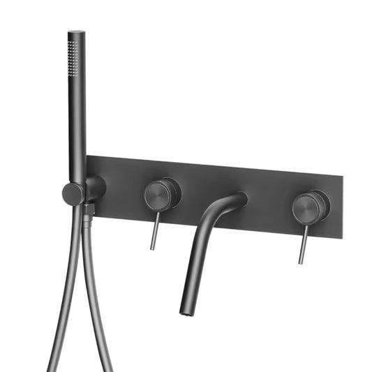 ARADA Wall-Mounted Brass Bathtub Faucet System