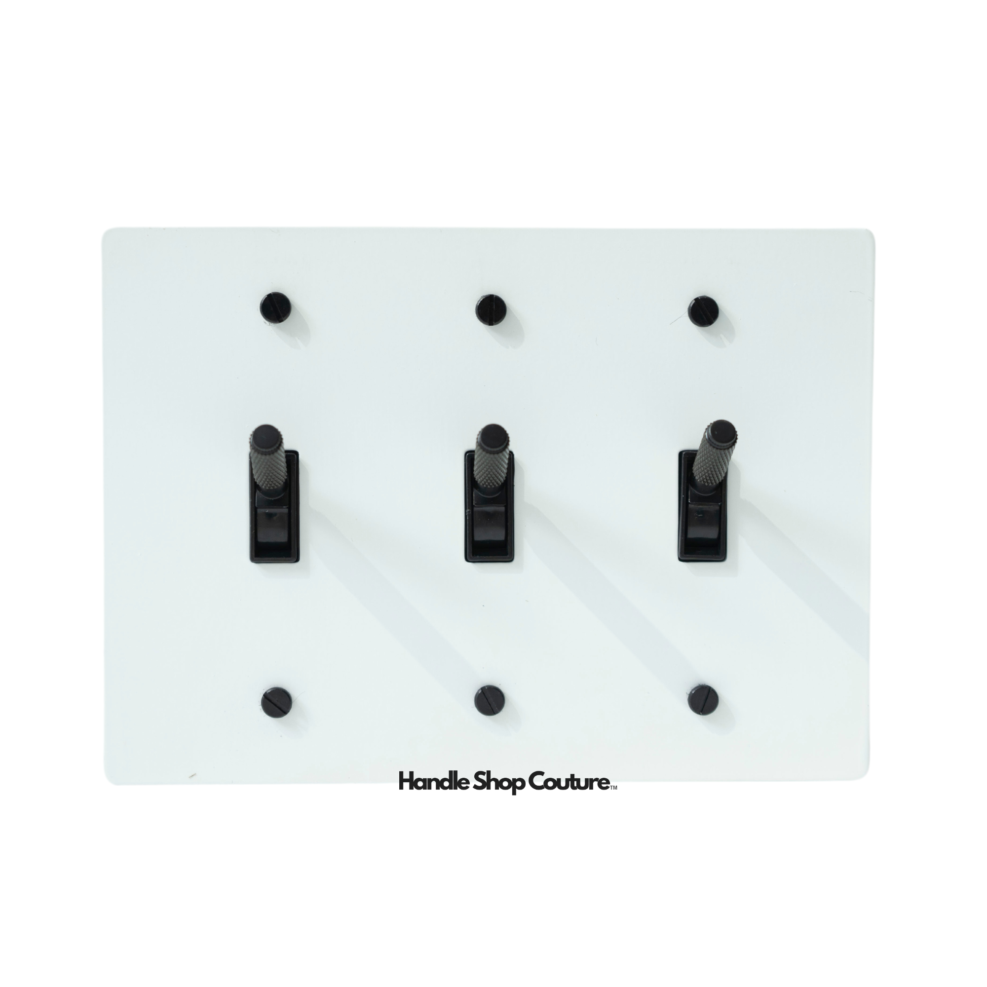 KLAS / Brass Light Switch (3-Gang) - Handle Shop Couture