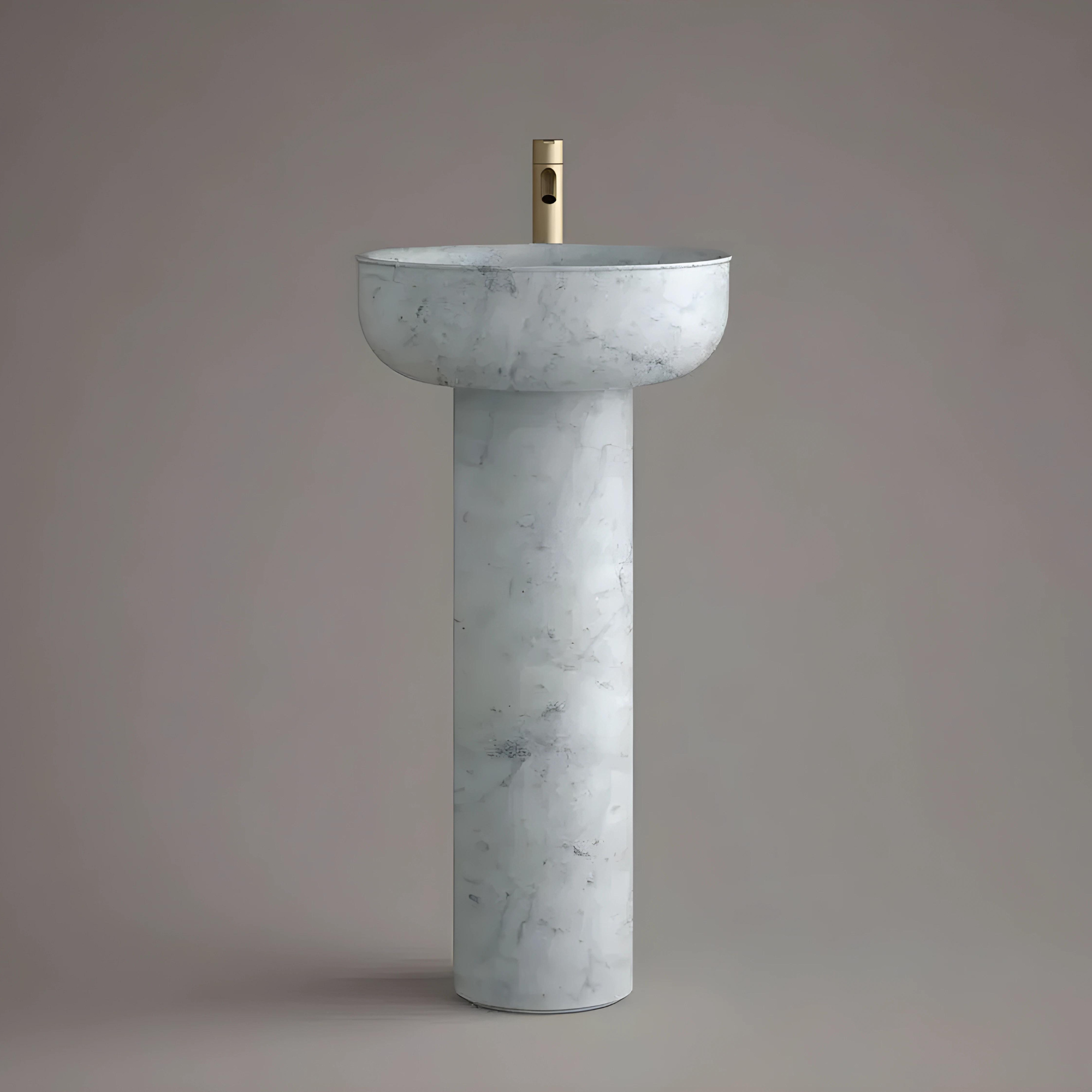 ZECH / 円形自立型大理石洗面器 - Handle Shop Couture