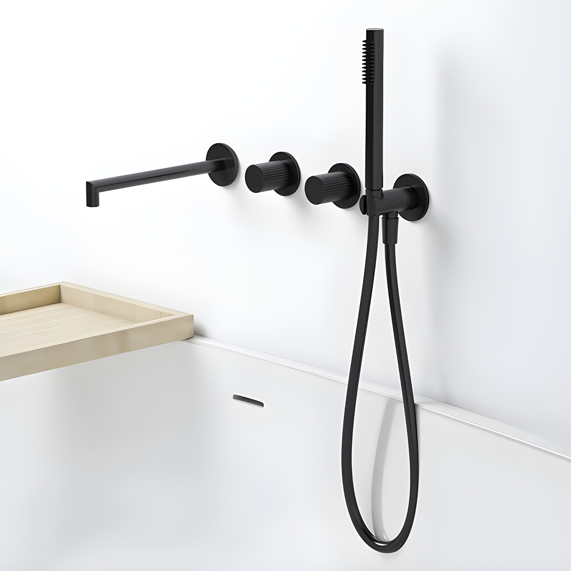 SENS / Wall-Mounted Embedded Bathtub Faucet Filler