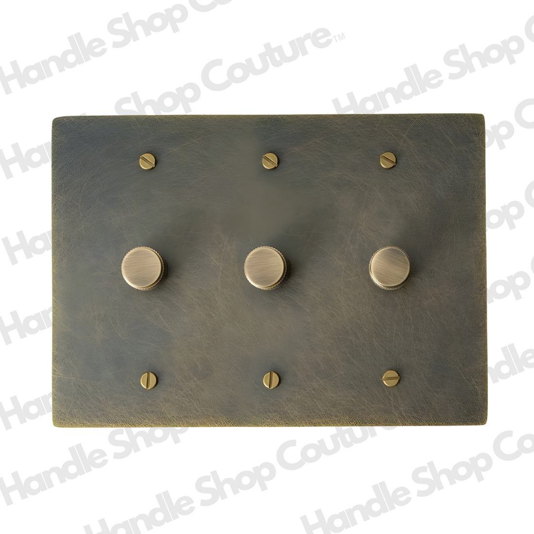KLAS / Messing draaidimmer (3-voudig)