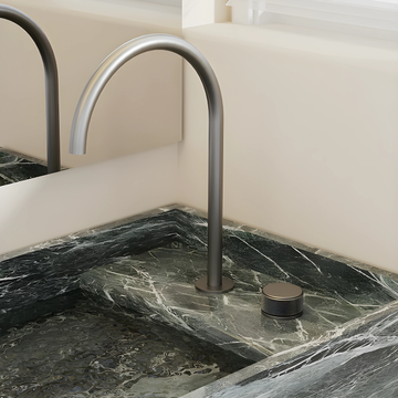 SENSIAL / Brass Knurled Mixer Tap Faucet