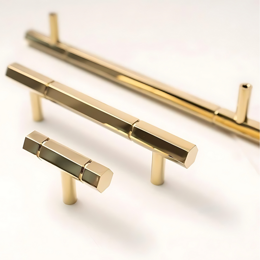 DYNAMI / Solid Brass Hexagonal Handles