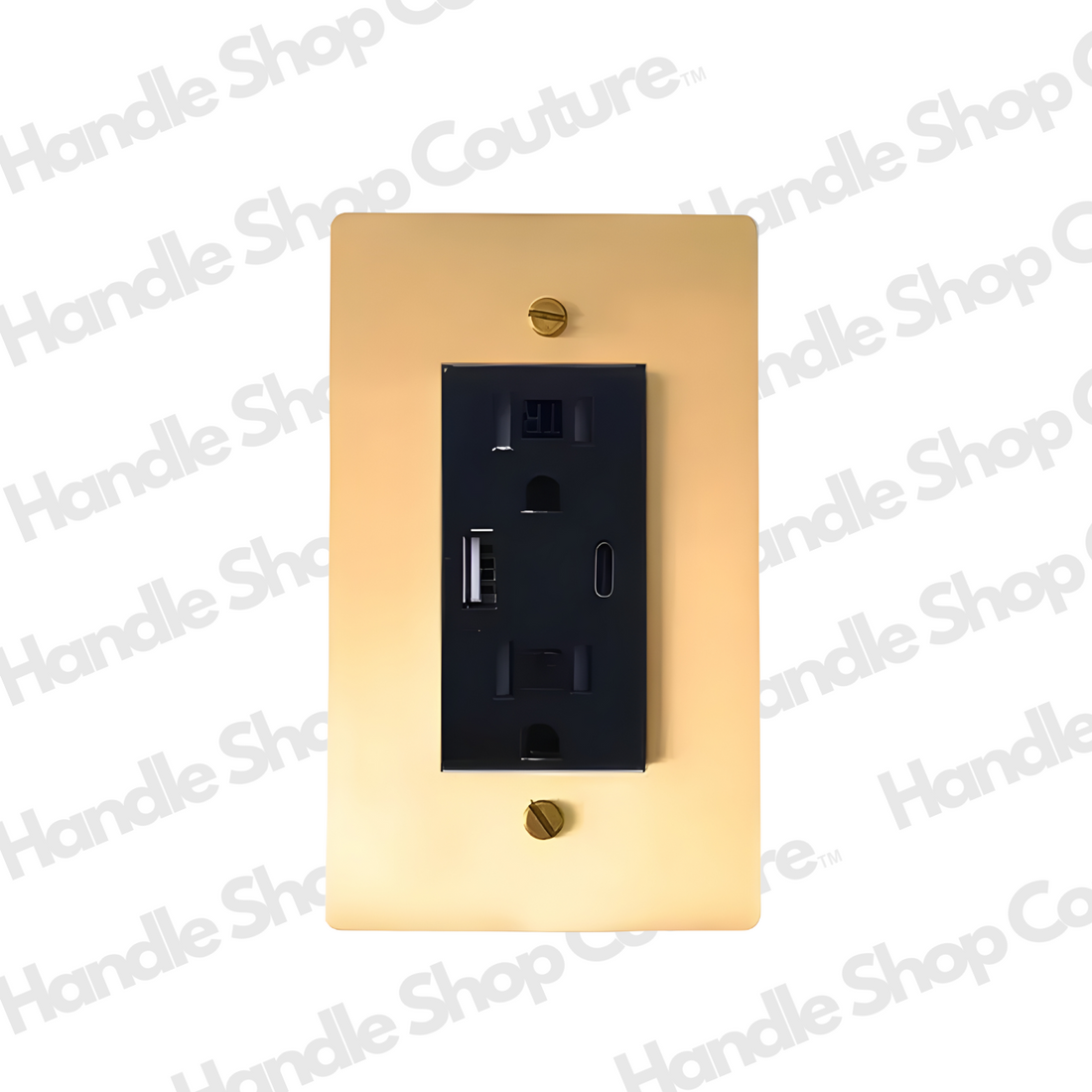 KLAS / Brass US Outlet (1-Gang) - Handle Shop Couture