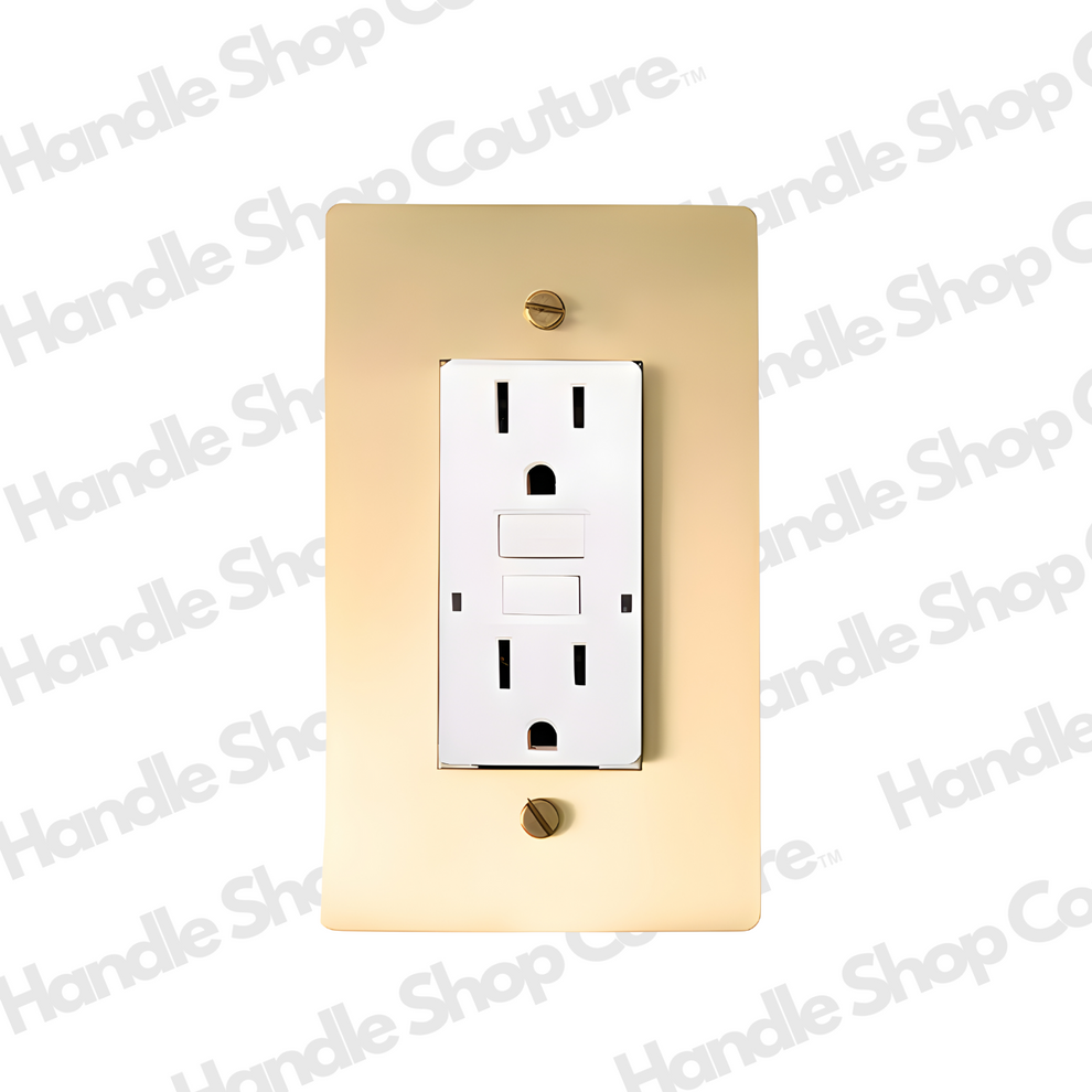KLAS / Brass US Outlet (1-Gang) - Handle Shop Couture