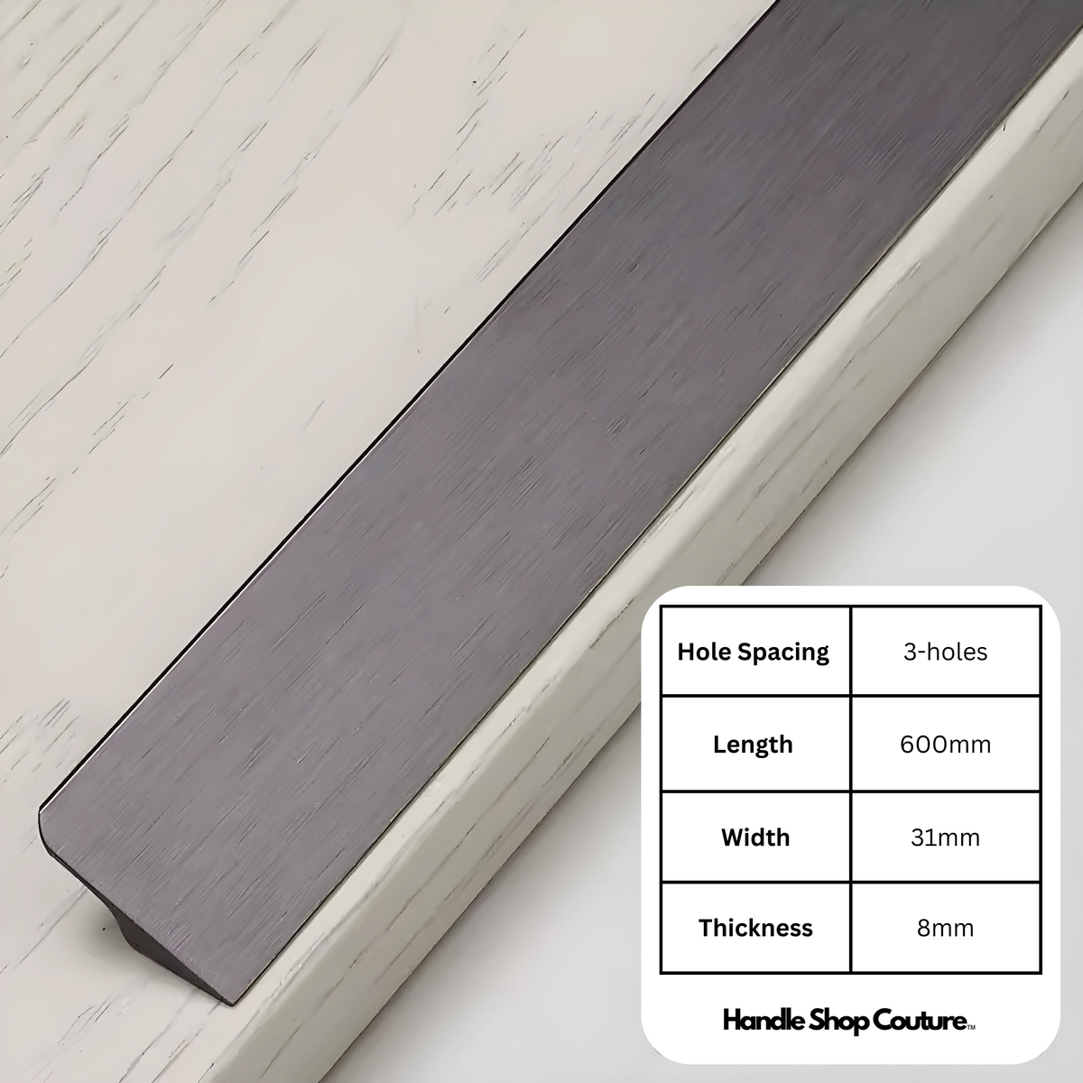 AYA Long Cabinet Pull Handles Slanted