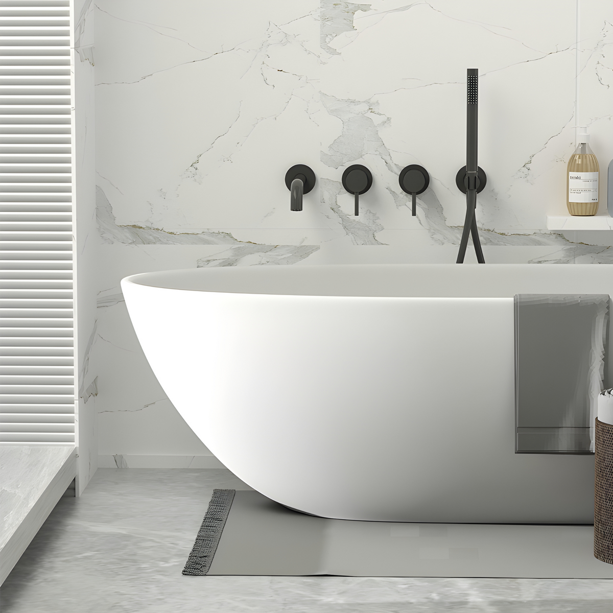 AQUAGRACE / Wall-Mounted Bathtub Embedded Faucet