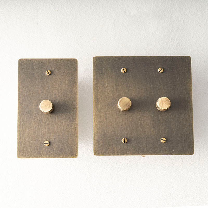 KLAS / Messing draaidimmer (1-voudig)