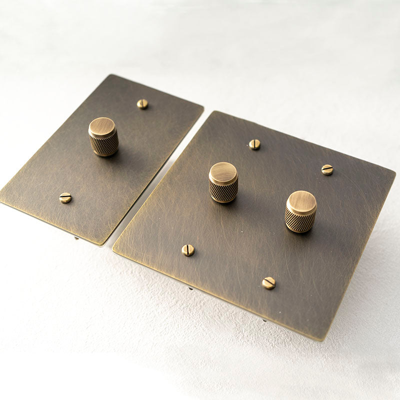 KLAS / Messing draaidimmer (1-voudig)