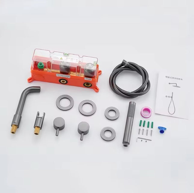 LUMINASTREAM / Wall-Mounted Bathtub Faucet - Handle Shop Couture