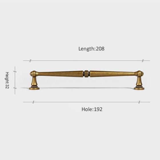 ALLES / SOLID ZINC HANDLES / ANTIQUE BRASS & SILVER - Handle Shop Couture 