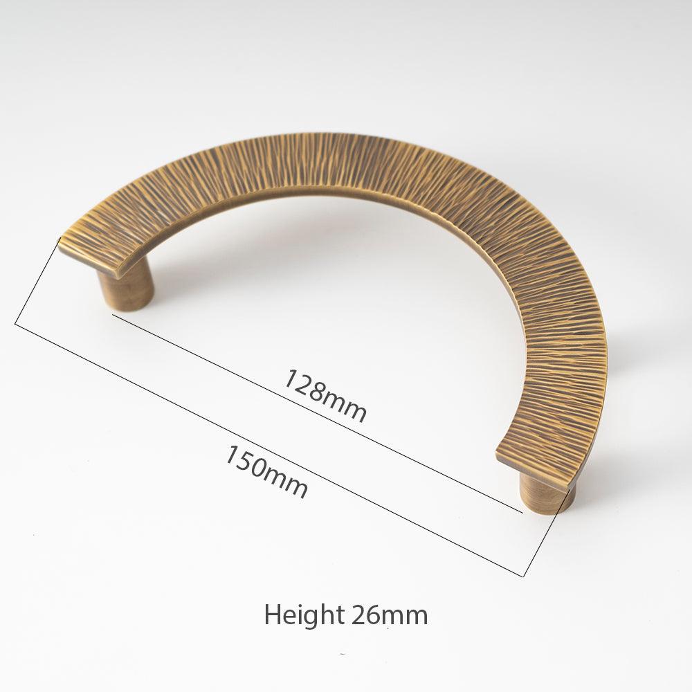 ARTEM / SOLID BRASS SEMI CIRCLE HANDLES - Handle Shop Couture 