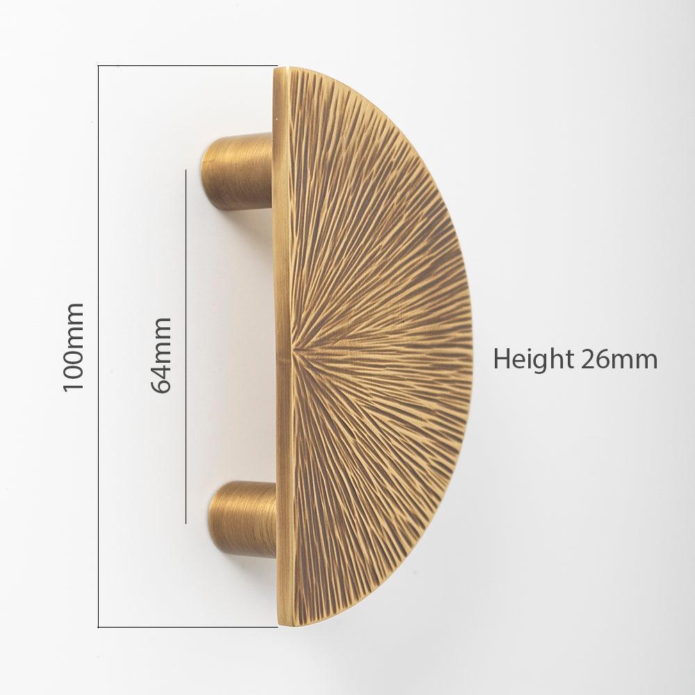 ARTEM / SOLID BRASS SEMI CIRCLE HANDLES - Handle Shop Couture 
