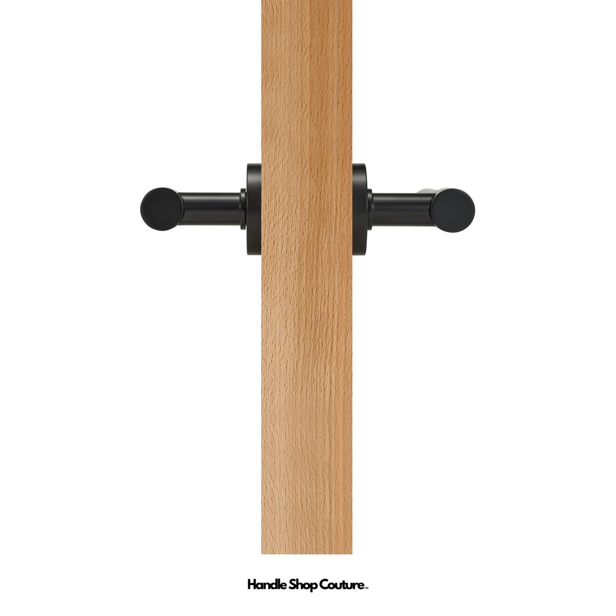 DELOS lever handle, Matte Black, Dummy Set (Fixed)