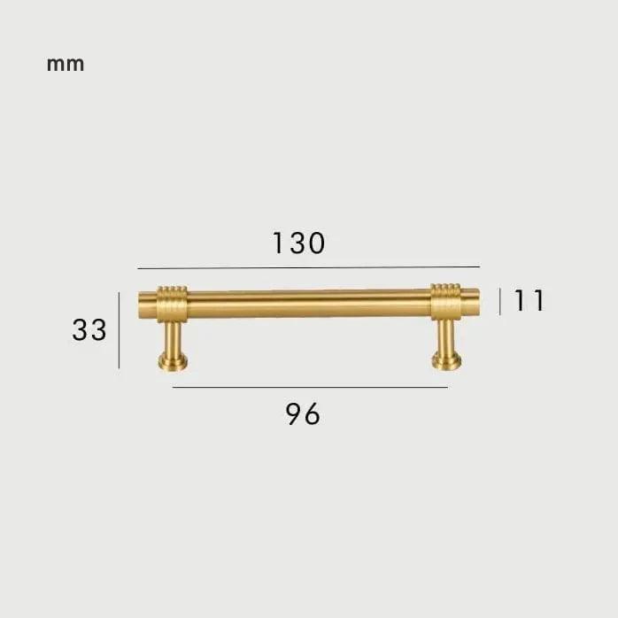 DRIFT / Solid Brass Handle - Handle Shop Couture 