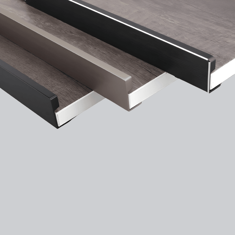 EDGE / Cabinet Edge Pull Invisible Handle | Handle Shop Couture ...