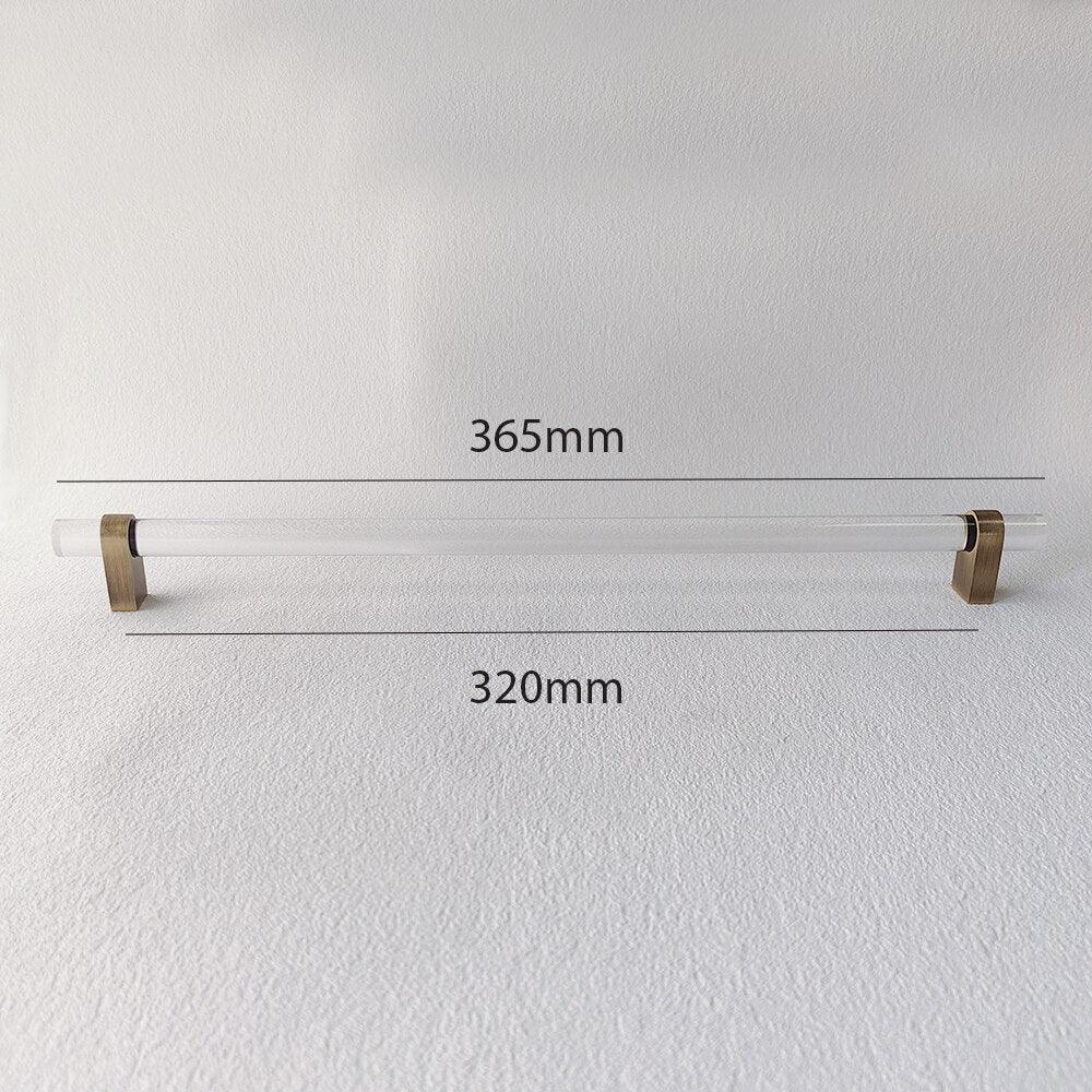 ELM / ACRYLIC & BRASS HANDLES - Handle Shop Couture 