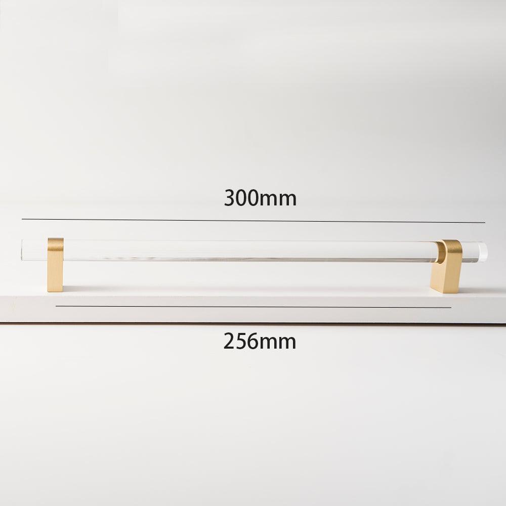 ELM / ACRYLIC & BRASS HANDLES - Handle Shop Couture 