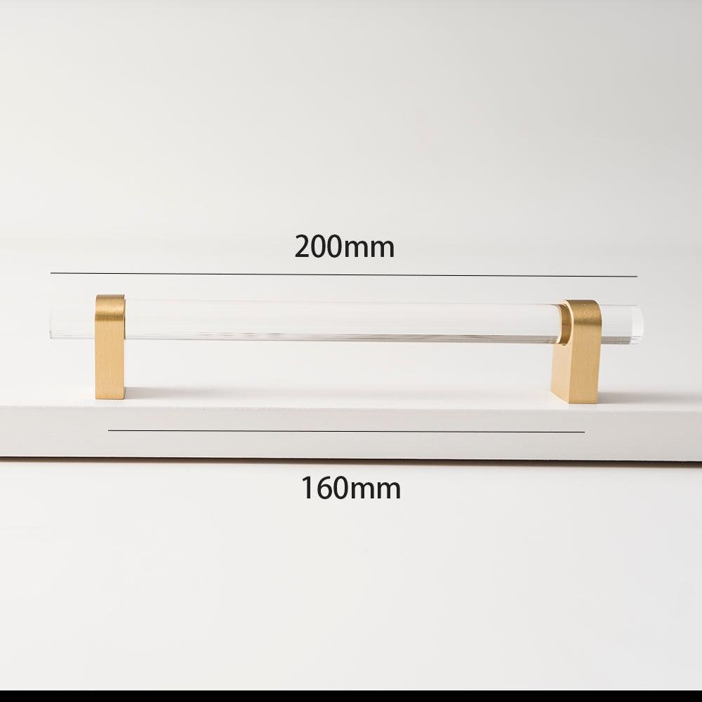 ELM / ACRYLIC & BRASS HANDLES - Handle Shop Couture 