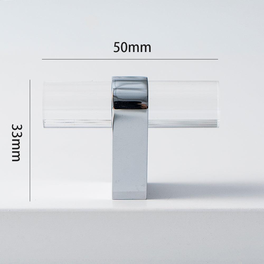 ELM / ACRYLIC & BRASS HANDLES - Handle Shop Couture 