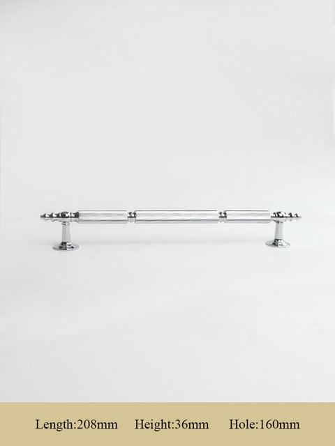 GUARDIA / SOLID BRASS HANDLES / LINEAR KNURL - Handle Shop Couture 