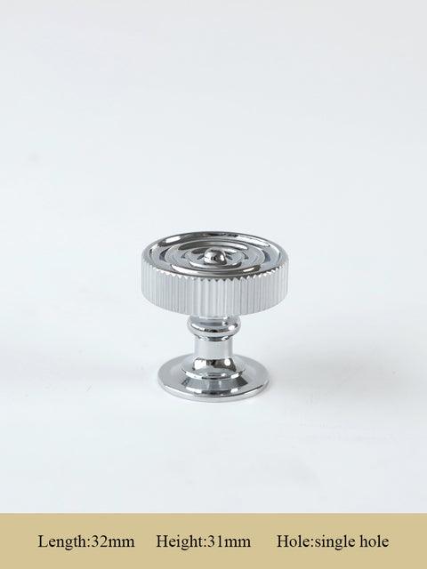 GUARDIA / SOLID BRASS HANDLES / LINEAR KNURL - Handle Shop Couture 