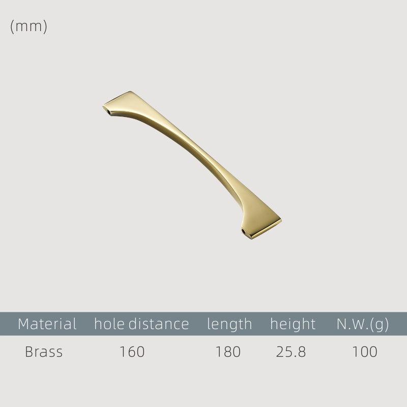 KALEM / SOLID BRASS HANDLES - Handle Shop Couture 
